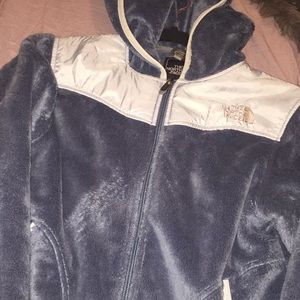 North face fuzzy hoodie